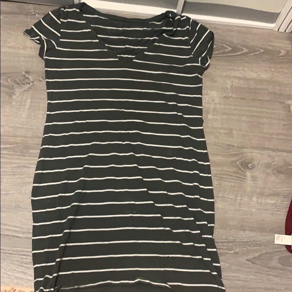 Olive green dress